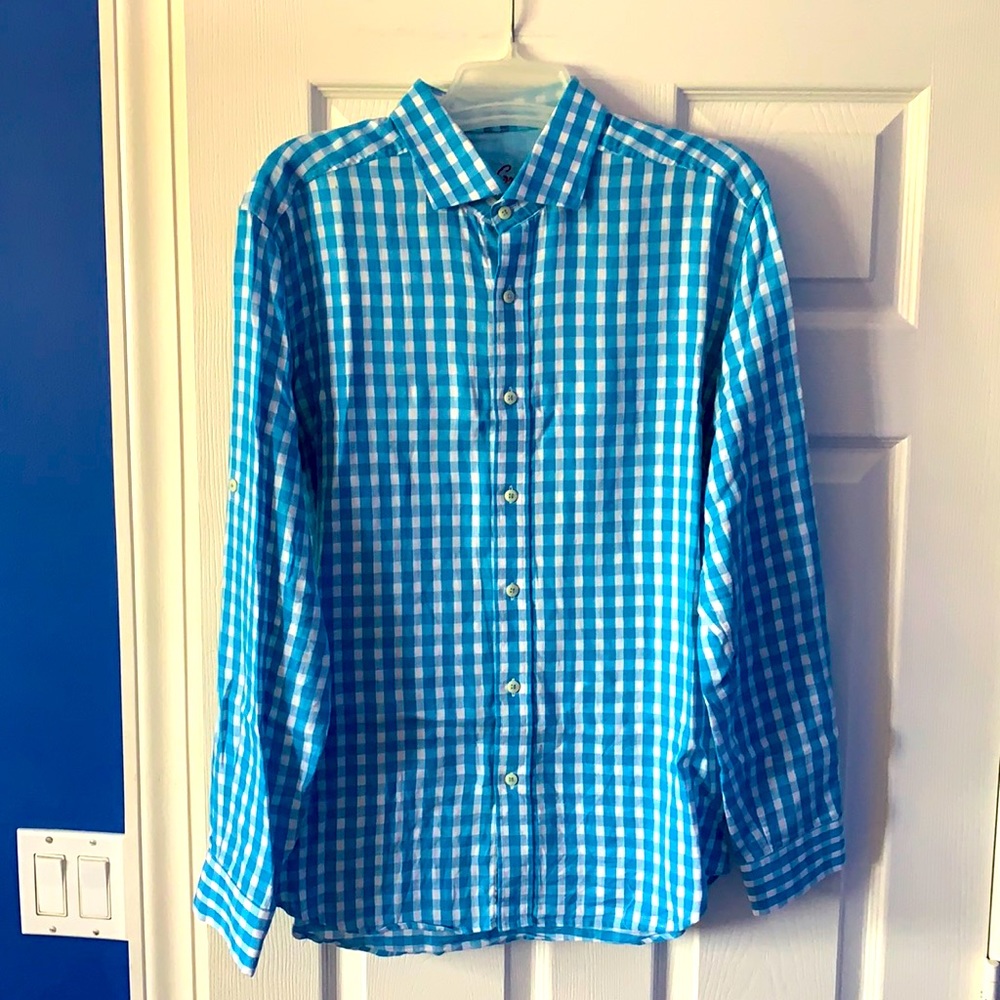 Robert Graham Gingham Shirt Size L